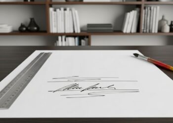 O que significa quando alguém sublinha o próprio nome na assinatura, segundo a psicologia?