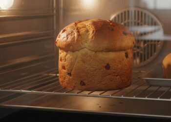 Coloque no forno e em 30 minutos o seu panetone está garantido