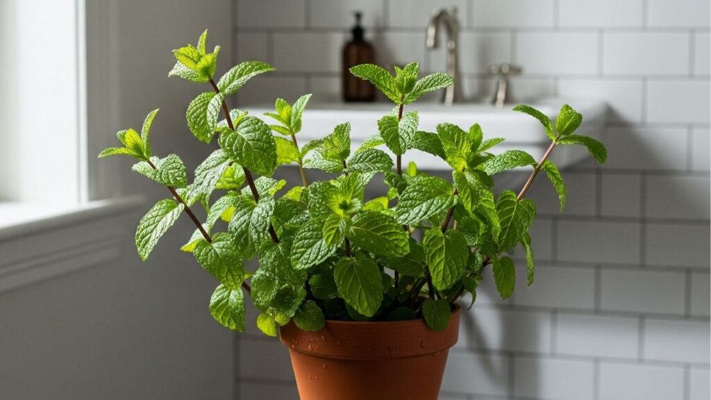 Essas plantas ajudam a manter o banheiro fresco e livre de pragas