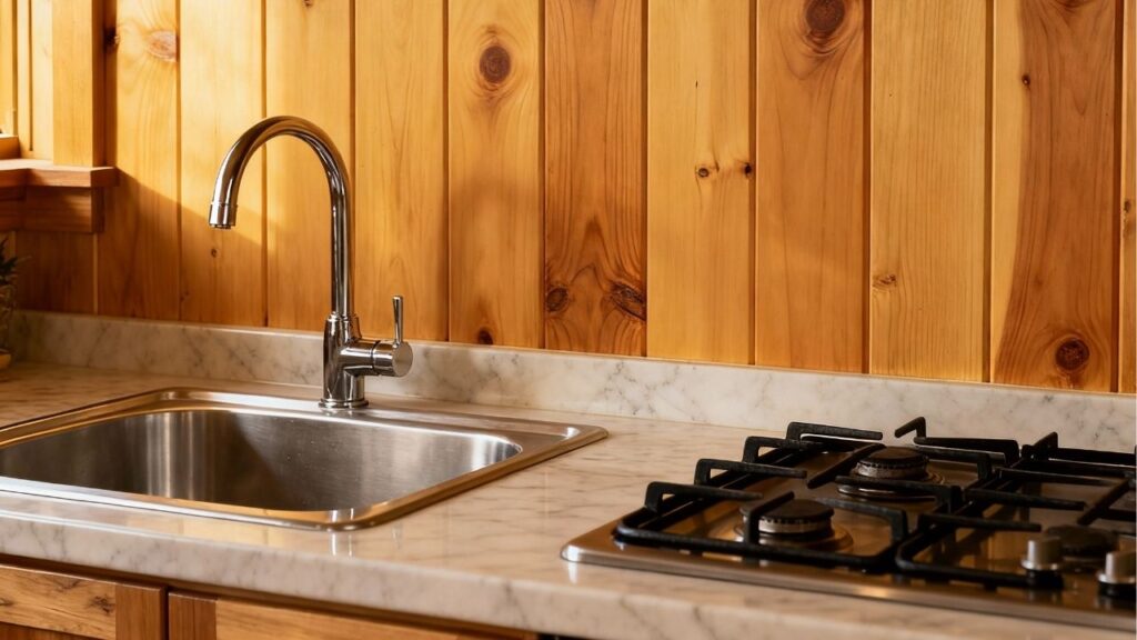 Adeus aos azulejos: a nova tendência no revestimento da cozinha em 2025