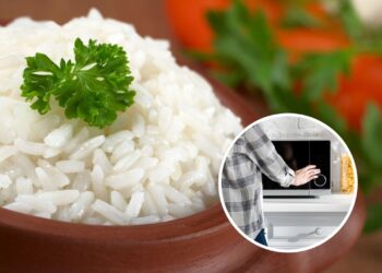 O jeito mais prático de preparar arroz rápido e sem erro no micro-ondas