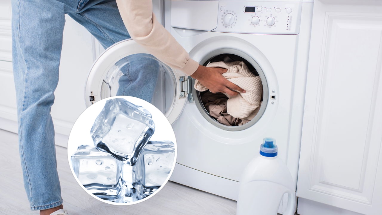 Isso é o que acontece se você colocar gelo na máquina de lavar roupas 1 Isso é o que acontece se você colocar gelo na máquina de lavar roupas