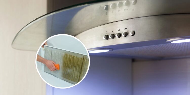 O segredo para deixar o filtro do exaustor da cozinha limpo em minutos