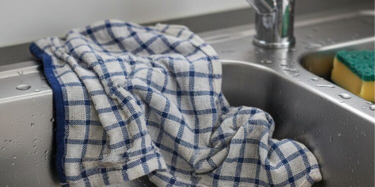 Testes de laboratório revelam por que o paninho de pia é tão perigoso para sua saúde