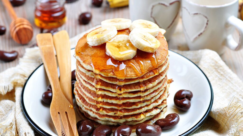 A panqueca mais fofinha que você faz no micro-ondas rapidamente