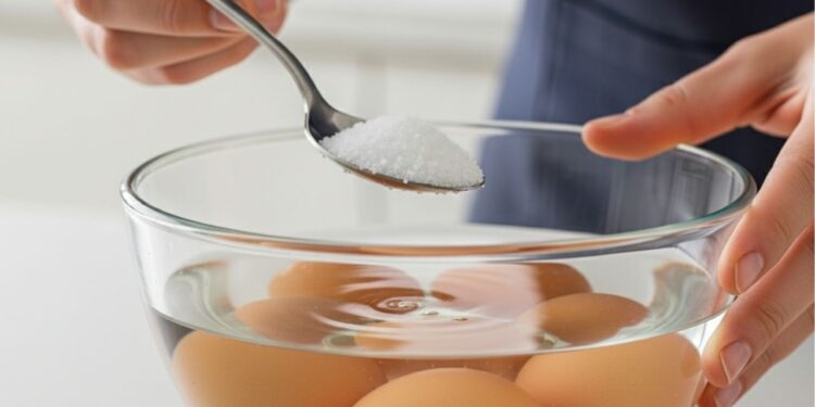 Por que colocar sal na água muda tudo na hora de cozinhar ovos