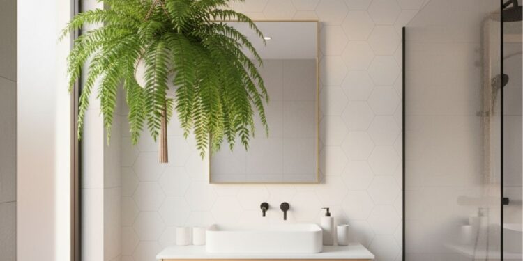 Essas plantas pendentes ajudam a repelir mosquitinhos de banheiro