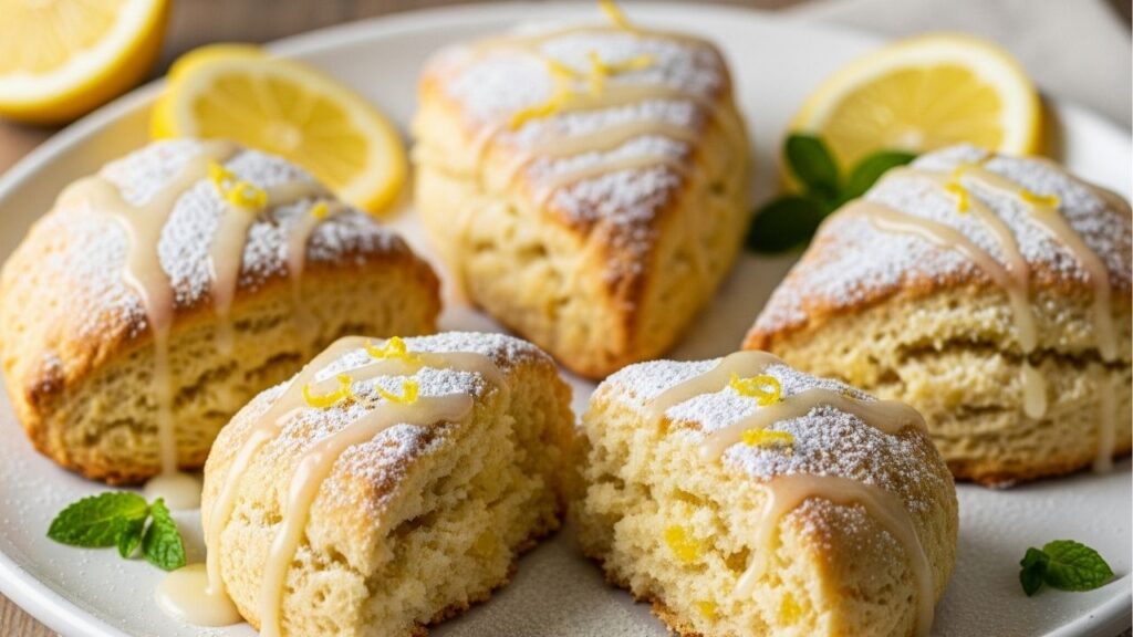 Sem farinha de trigo e sem manteiga: scones de limão fáceis que ficam prontos em minutos