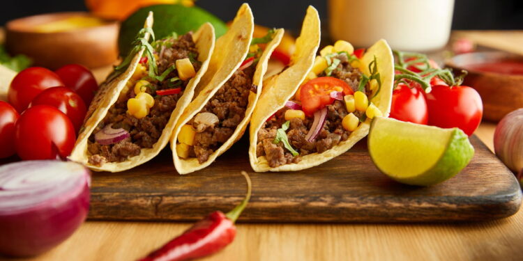 Receitas de tacos para refeições leves e ricas em fibras