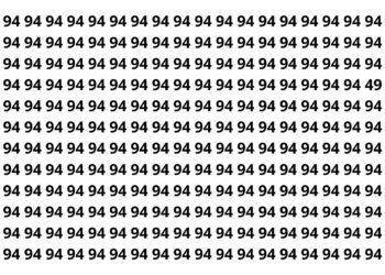 Só 3% das pessoas conseguem encontrar o número 49