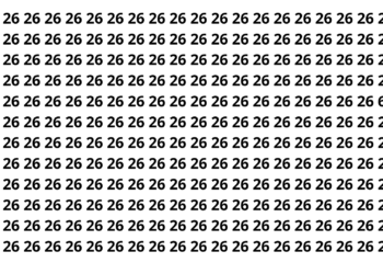 Só os mais rápidos conseguem encontrar o número 62 em 7s