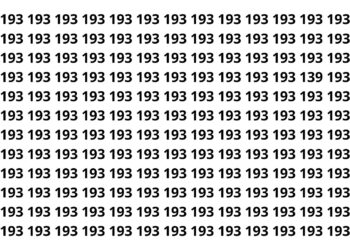 Apenas 2 em cada 10 conseguem encontrar o 139 em 7 segundos