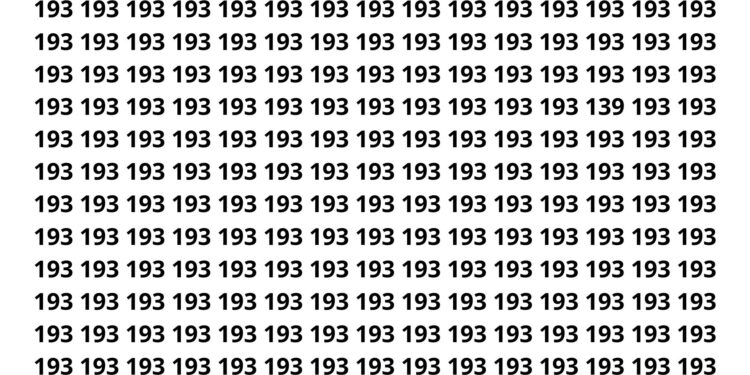 Apenas 2 em cada 10 conseguem encontrar o 139 em 7 segundos