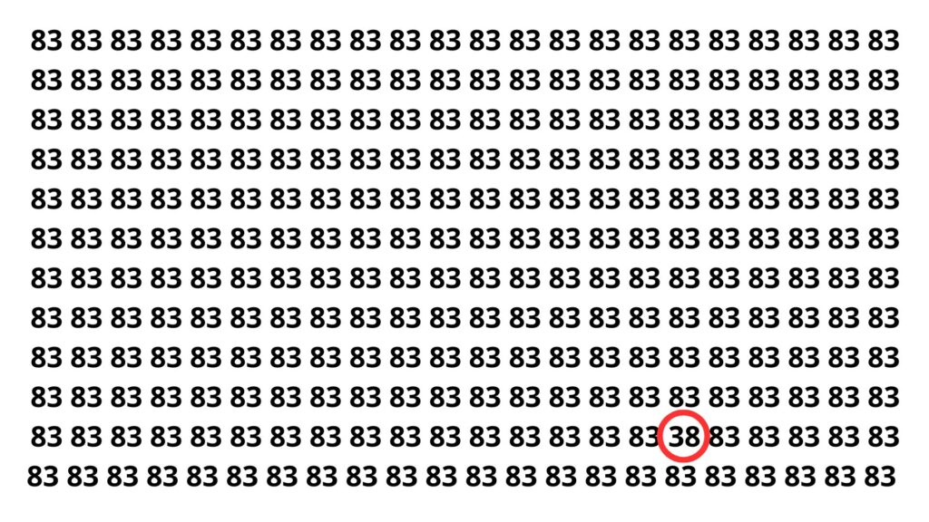 Encontre o número 38 antes que o cronômetro chegue a 10 segundos