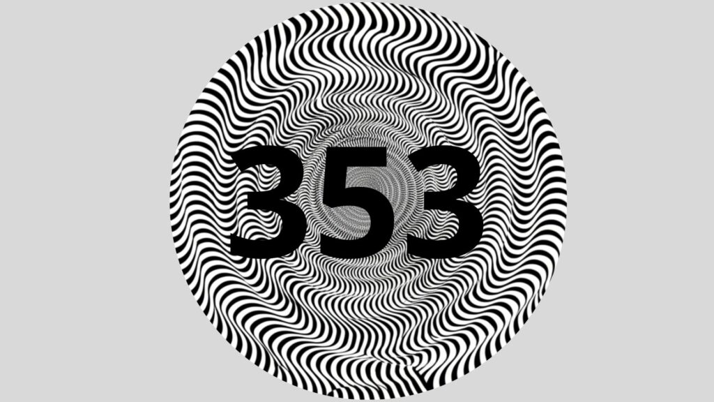 Encontre o número 353 nesta ilusão de ótica em 10 segundos