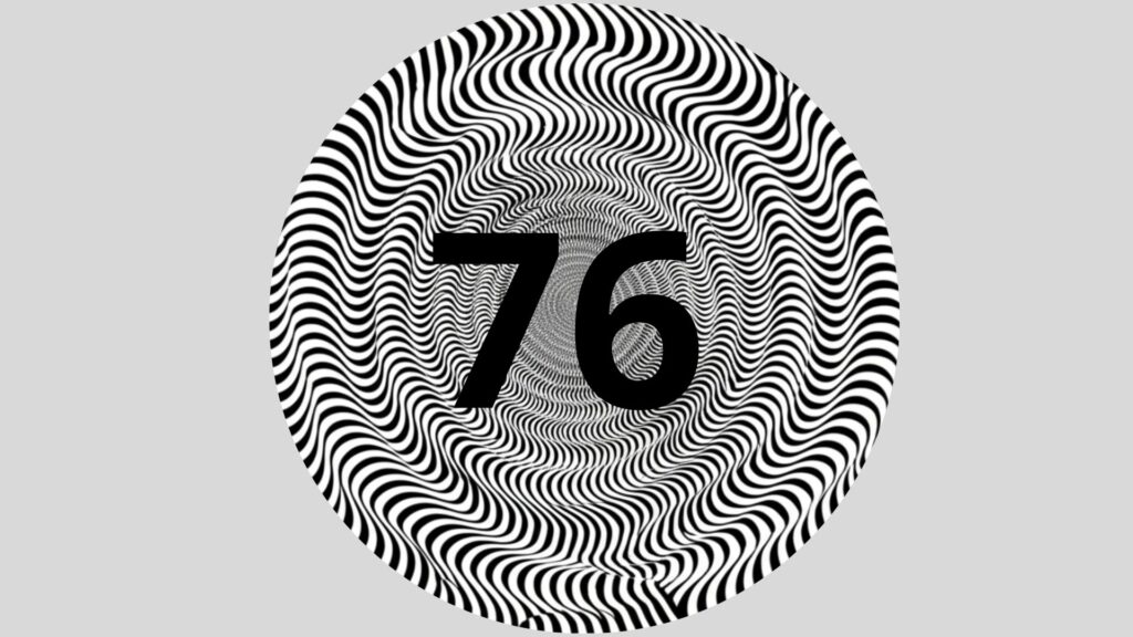 Somente 3 em cada 20 pessoas conseguem encontrar o número 76 em 7 segundos