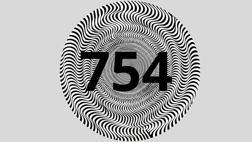 Encontre o número 754 nesta ilusão de ótica em menos de 10 segundos