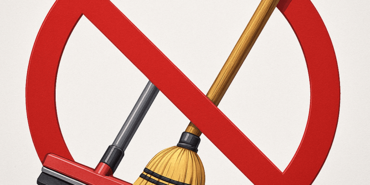 Nem vassoura, nem rodo: esse truque de limpeza deixa o chão brilhando