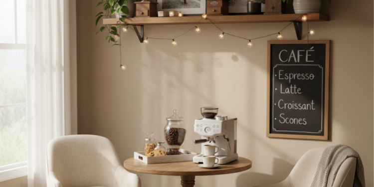 A melhor forma de montar uma estação de café e chá charmosa