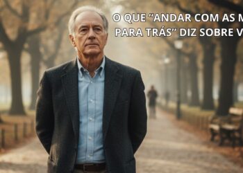 O que significa andar com as mãos para trás, segundo psicologia