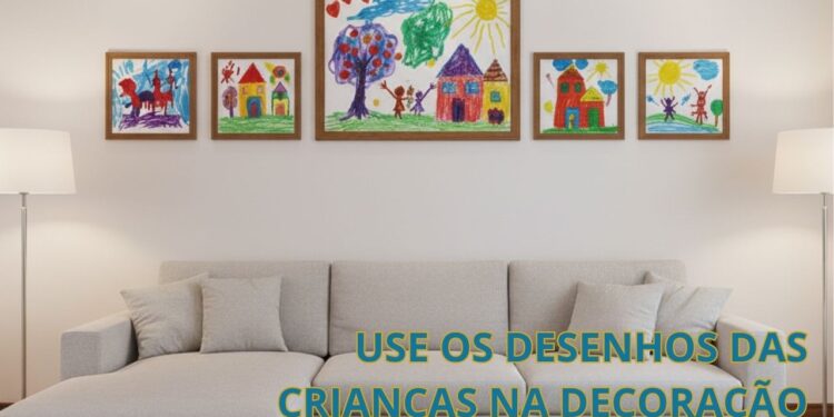 Como valorizar a arte das crianças na decoração da sua casa