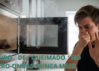 Como tirar o cheiro de queimado do micro-ondas de forma prática