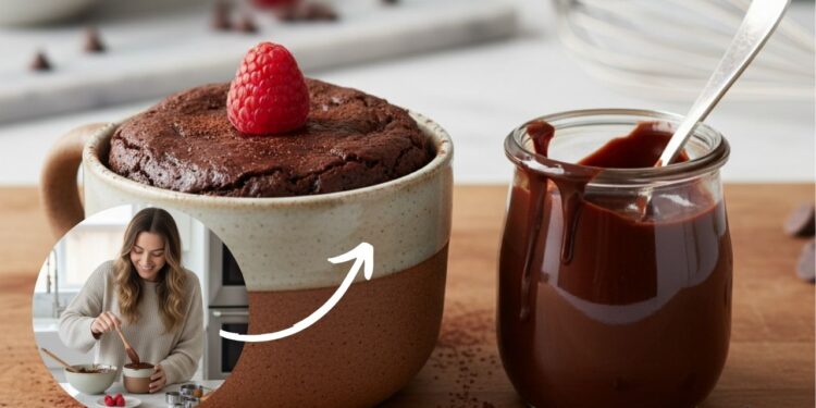 Brownie de caneca delicioso para você fazer em 10 minutos