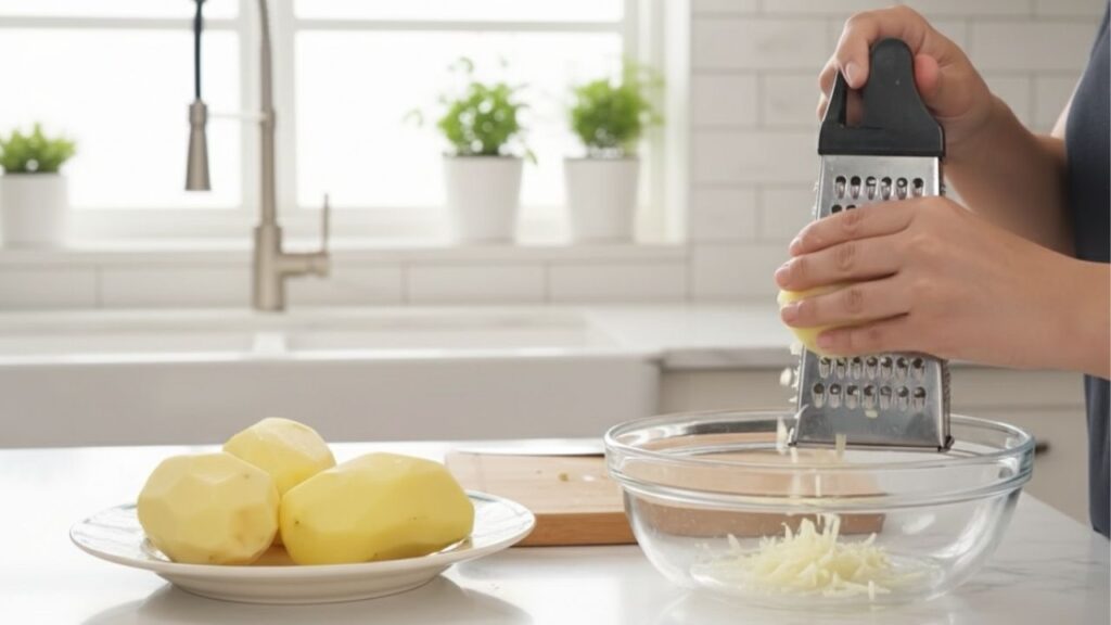 Receita deliciosa para o lanche em família usando ovos e batatas