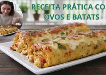 Receita deliciosa para o lanche em família usando ovos e batatas