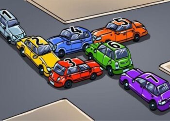 Você só pode mover um carro para liberar o tráfego, sabe qual é?