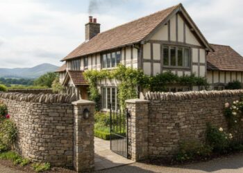 Ideias criativas para muros com materiais variados