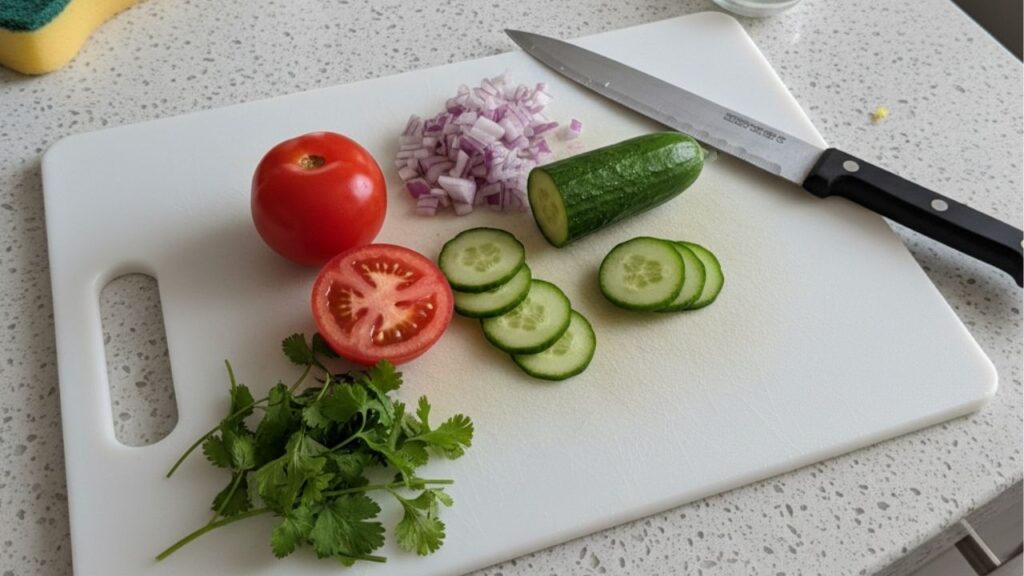 Como recuperar tábua de corte manchada usando água sanitária