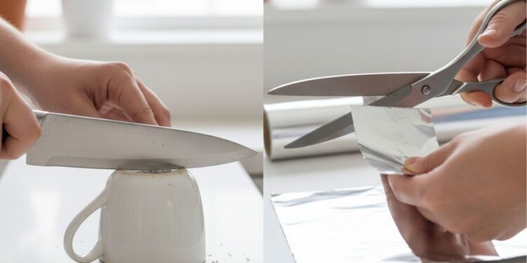 2 métodos eficazes para afiar facas e tesouras em casa