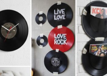 3 ideias de decoração com discos de vinil para sua casa