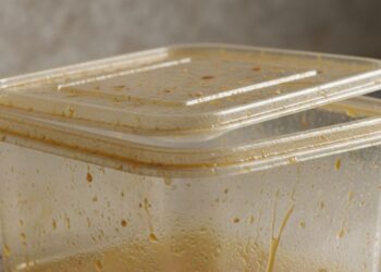 Como tirar a gordura do pote de plástico de forma fácil e rápida