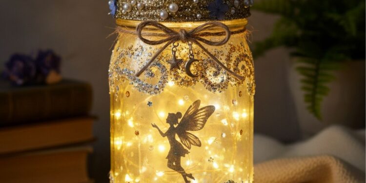 Faça você mesmo: luminária de fada para o quarto das crianças