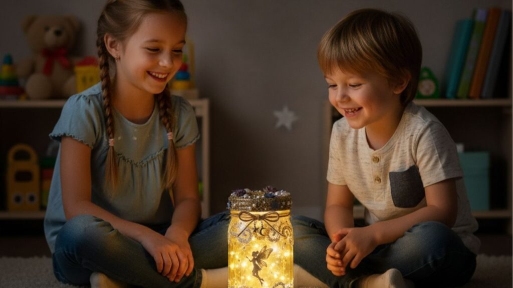 Faça você mesmo: luminária de fada para o quarto das crianças