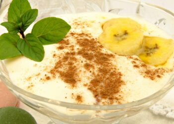Como fazer um delicioso pudim de banana no liquidificador