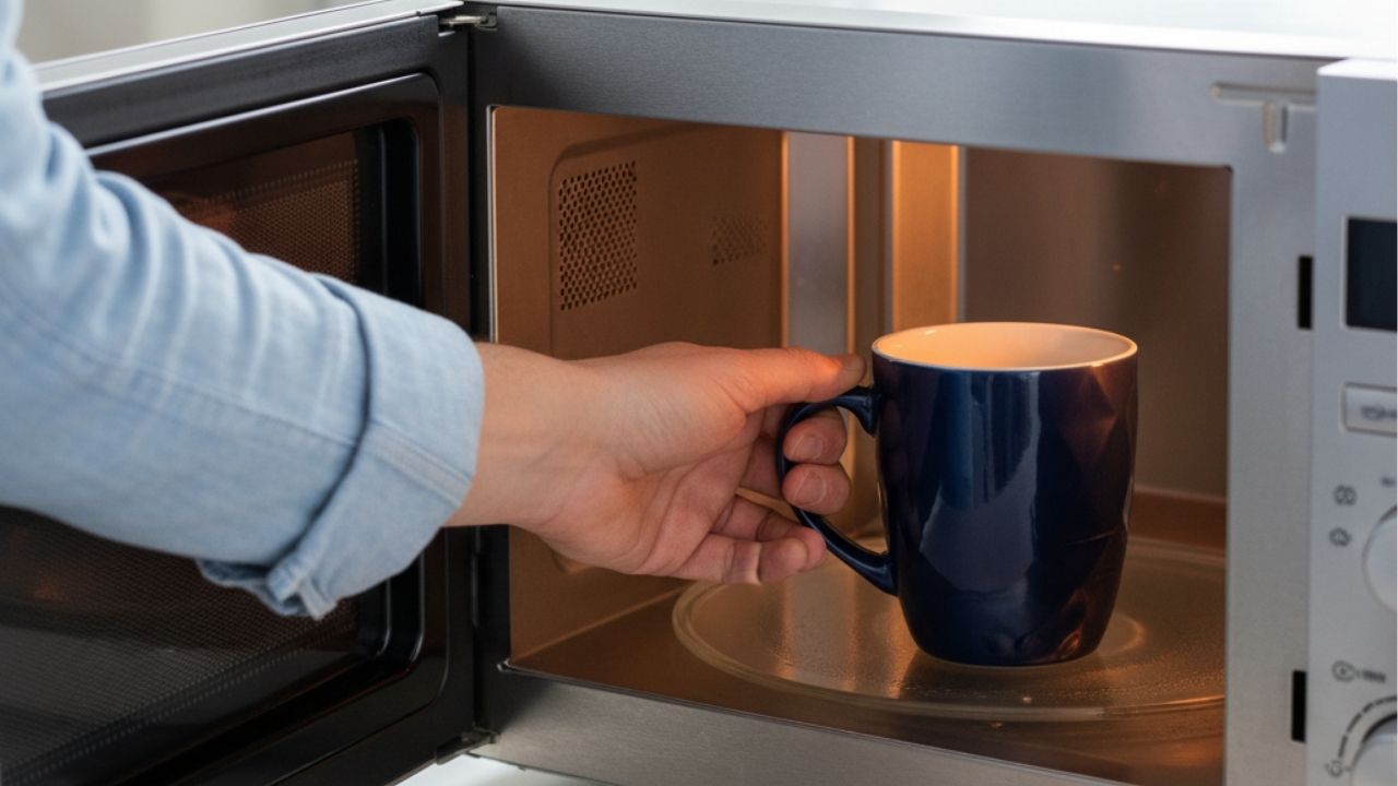 O segredo do micro-ondas que evita explosões de líquidos ao aquecer 1 O segredo do micro-ondas que evita explosões de líquidos ao aquecer