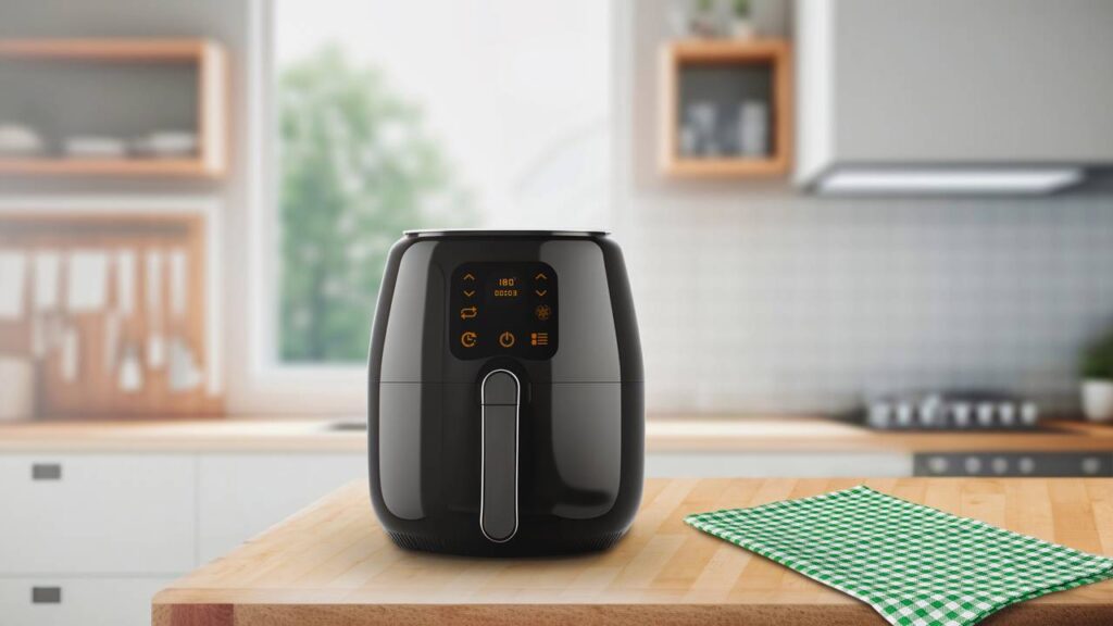 Pão rápido feito na airfryer em apenas 6 minutos e sem sujeira