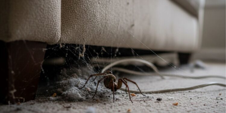 Como evitar que aranhas se escondam atrás de móveis