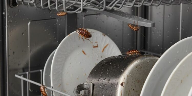Acabe com as baratas no lava‑louças usando este ingrediente de cozinha
