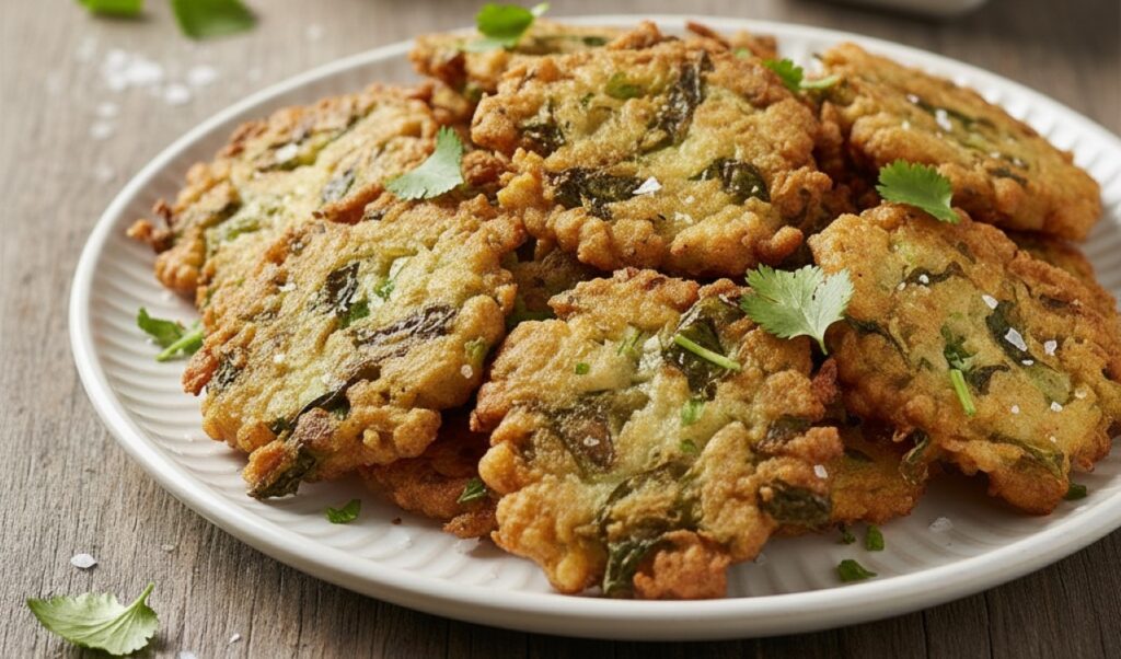 Nem couve, nem espinafre: a receita para fazer bolinhos fritos com uma folha verde inesperada
