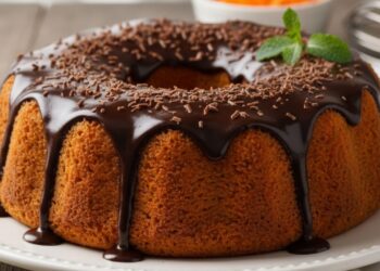 Bolo de cenoura saudável: sem glúten, sem açúcar e super molhadinho