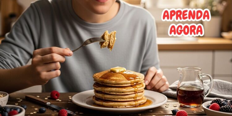 Panqueca fitness de aveia que sacia e ajuda a perder peso