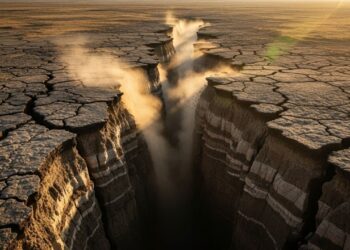 Continente africano se parte ao meio e cientistas confirmam que um novo oceano está nascendo