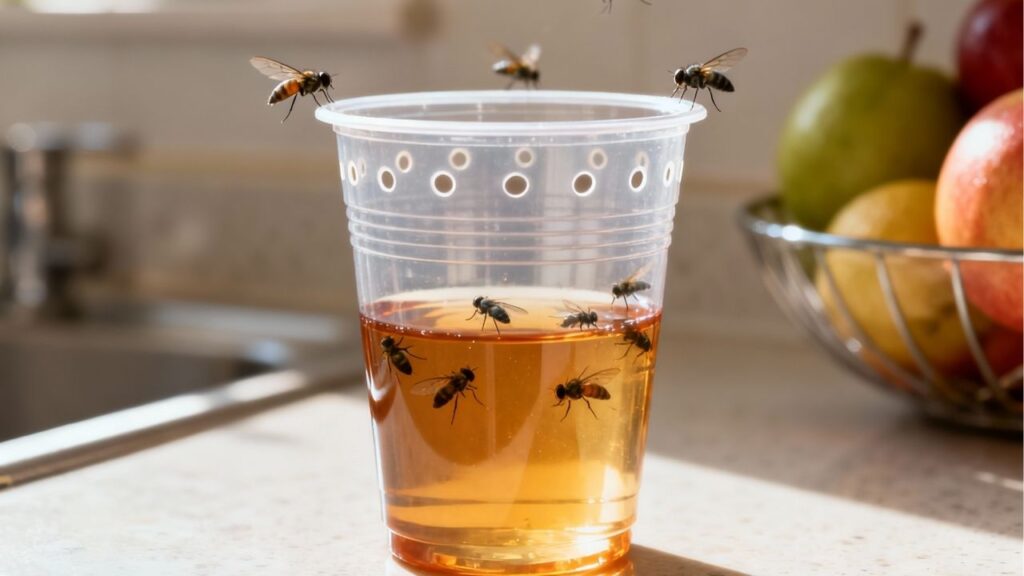 Como montar uma armadilha natural para moscas em 1 minuto