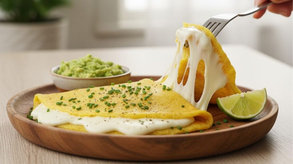 Crepioca com queijo: cremosa, rápida, irresistível e pronta em poucos minutos