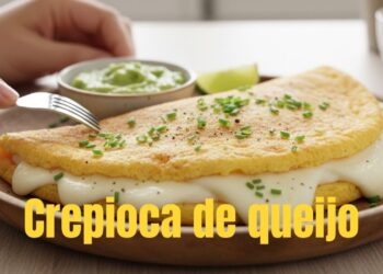Crepioca com queijo: cremosa, rápida, irresistível e pronta em poucos minutos