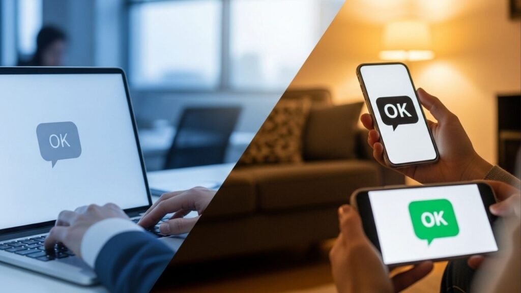 O que significa quando alguém escreve "OK", segundo a psicologia?